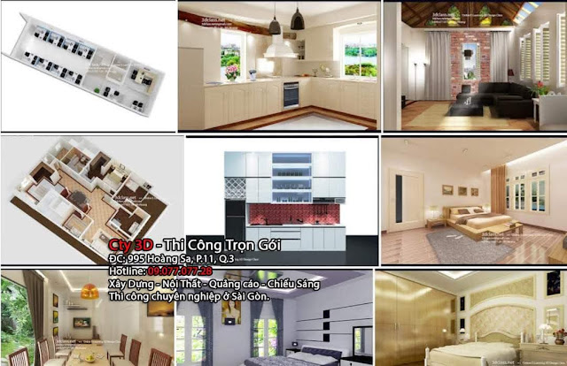 Mẫu thiết kế các công trình trang trí nội thất đã làm