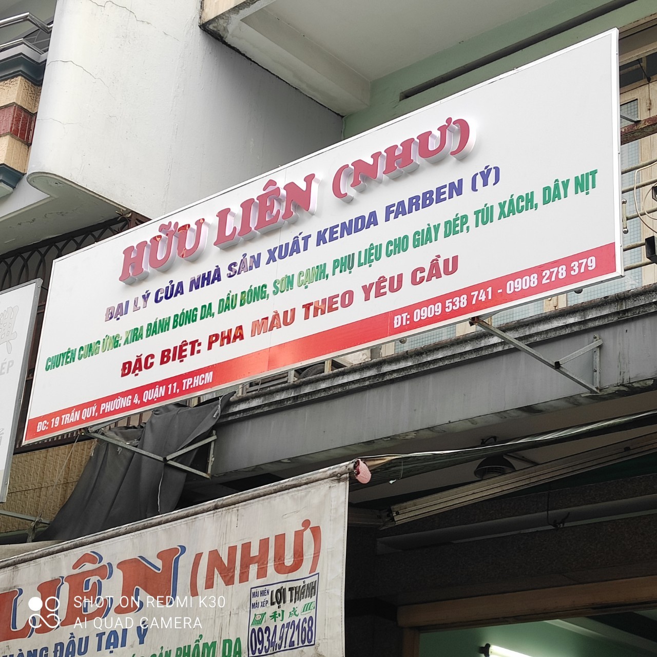 Bảng alu chữ mica, không đèn, Nền alu, nội dung dán chữ mica - 3D Quảng Cáo CN3