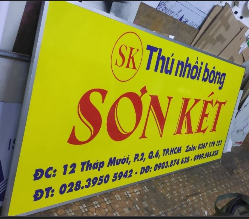 Bảng bạt hiflex không đèn