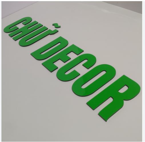 Cắt chữ alu thường, alu dày 3ly, giá thay đổi theo số lượng hoặc kích thước thực... - 3D Quảng Cáo CN3