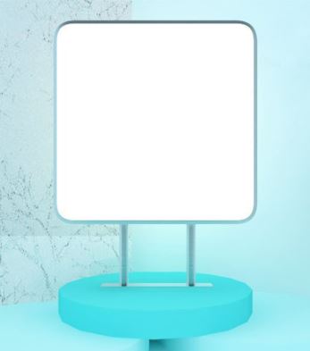 Hộp đèn mica hút nổi vuông