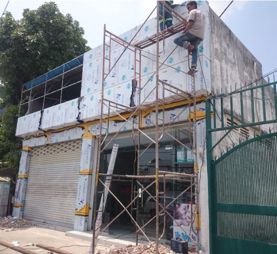 Bảng nền alu, Nền alu dùng làm bảng hiệu, nội dung có thể dán chữa decal, inox, ... - 3D Quảng Cáo