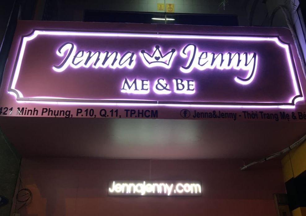 Bảng alu chữ alu nổi khối  có đèn, có viền alu sáng hắt chân, Nền bảng hiệu ốp a... - 3D Quảng Cáo CN3