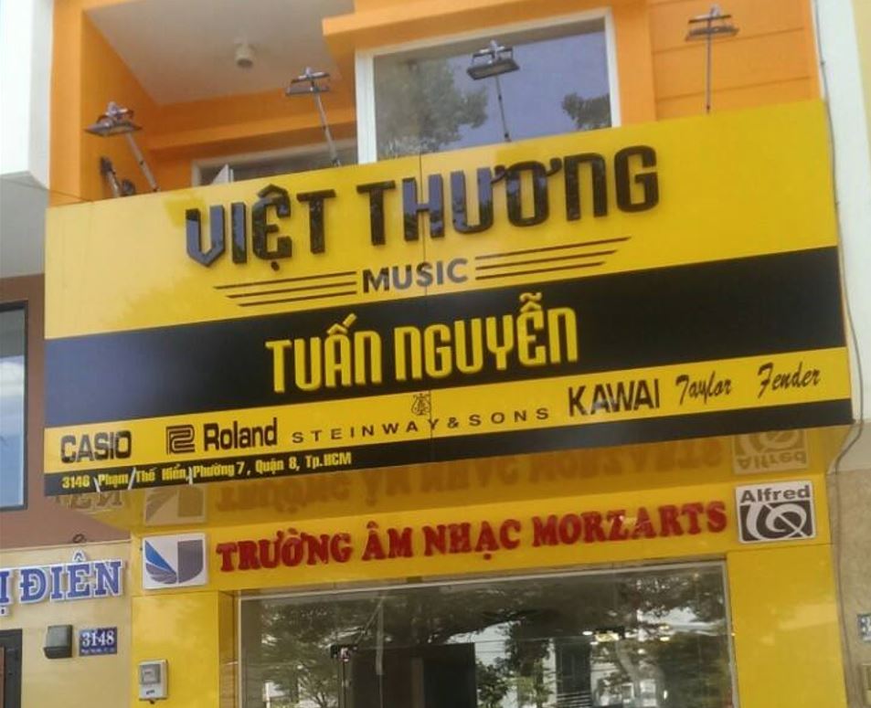 Bảng hiệu alu, chữ mica không đèn