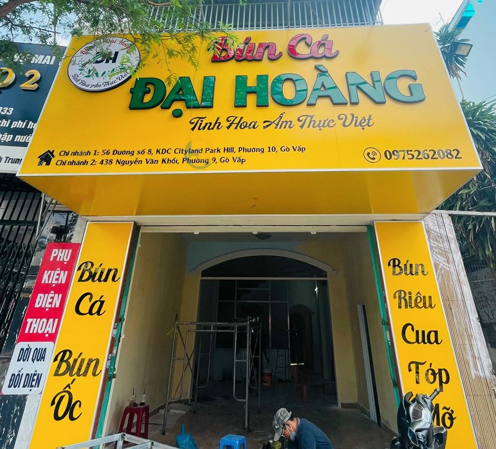 Bảng hiệu alu nội dung chữ mica, Bảng Hiệu Alu Nội Dung Chữ Mica &ndash; Giải Ph... - 3D Quảng Cáo CN3