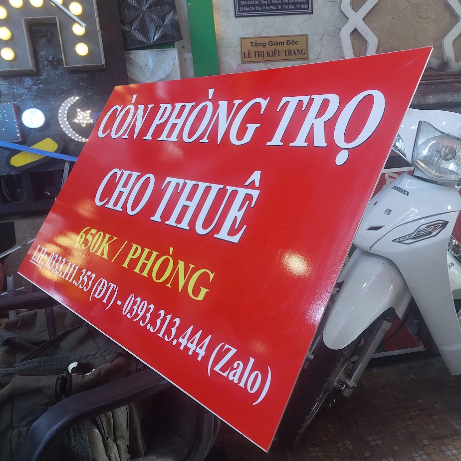 bảng hiệu cho thuê phóng alu dán decal giá rẻ, bảng hiệu nội dung in decal dán l... - 3D Quảng Cáo CN3