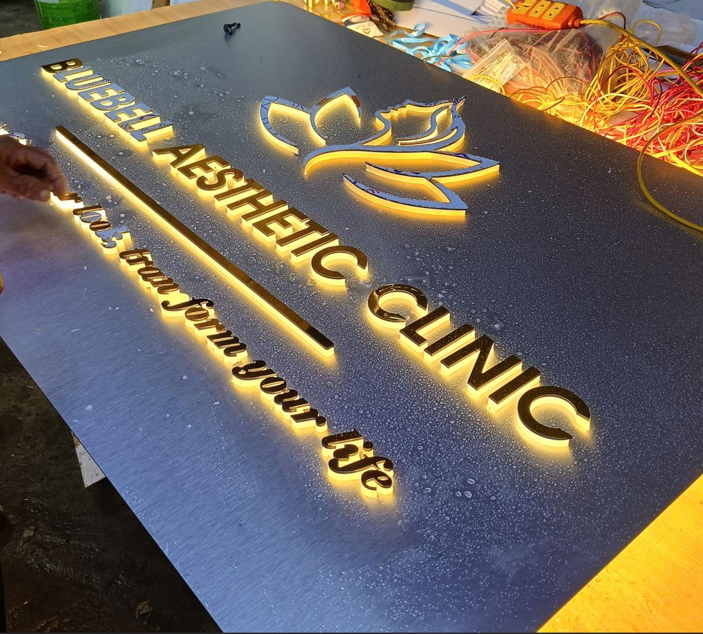 bảng hiệu chữ alu gương sáng hông đẹp - giá rẻ, ✨ Bảng Hiệu Chữ ALU Gương S&aacu... - Quảng Cáo Ad Shop