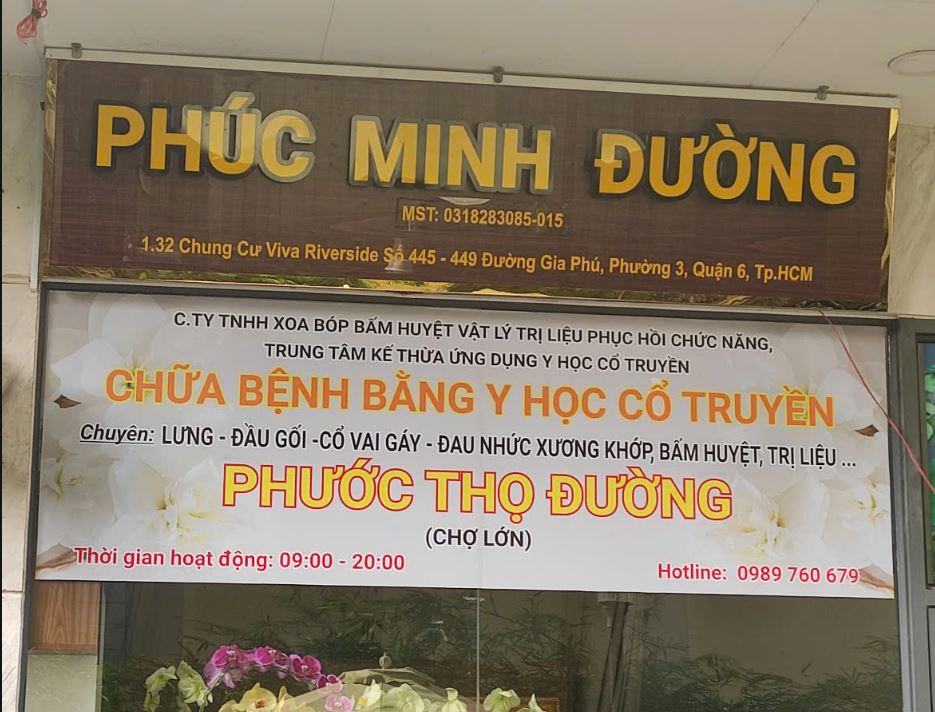 bảng hiệu chữa bệnh  y học cổ truyền bằng chữ mica có đèn led