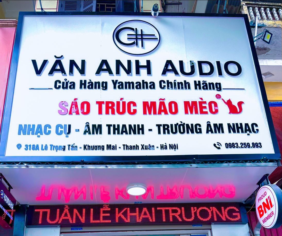 bảng hiệu cửa hàng âm nhạc nền alu đèn mica đẹp, 🎶 Bảng Hiệu Cửa H&agrave;ng &Ac... - Quảng Cáo Ad Shop