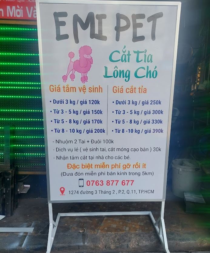 bảng hiệu decal dán nền alu  có chân đứng giá rẻ, Bảng hiệu được làm bằng 1 tấm ... - 3D Quảng Cáo CN3