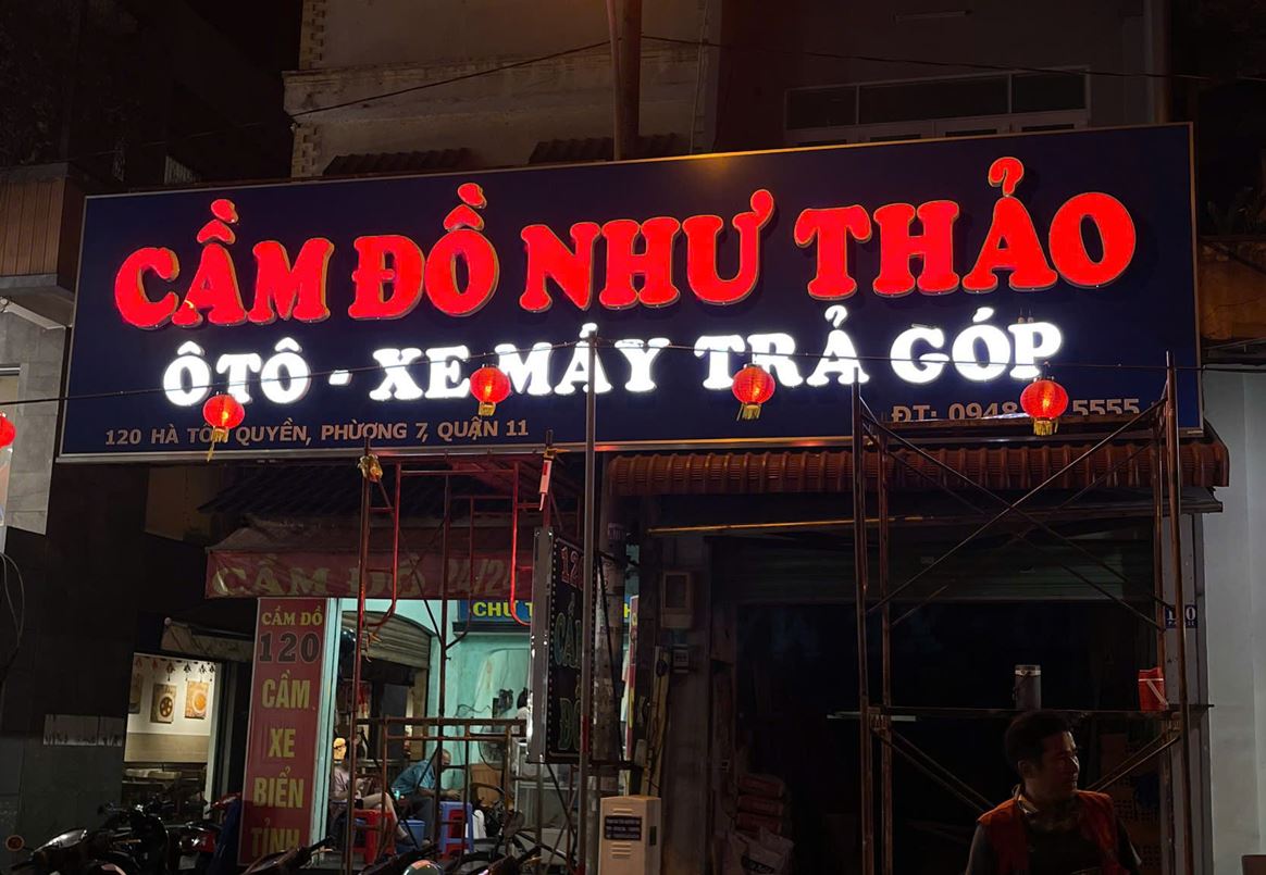 Bảng Hiệu Nền Alu, Chữ Mica Có Đèn – Giải Pháp Quảng Cáo Sang Trọng & Hiện Đại, ... - Quảng Cáo Ad Shop