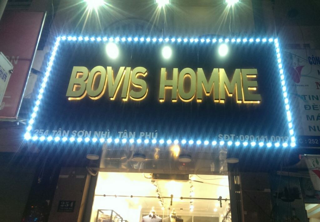 biển hiệu alu có đèn viền siêu nổi, Biển Hiệu Alu C&oacute; Đ&egrave;n Viền Si&e... - 3D Quảng Cáo