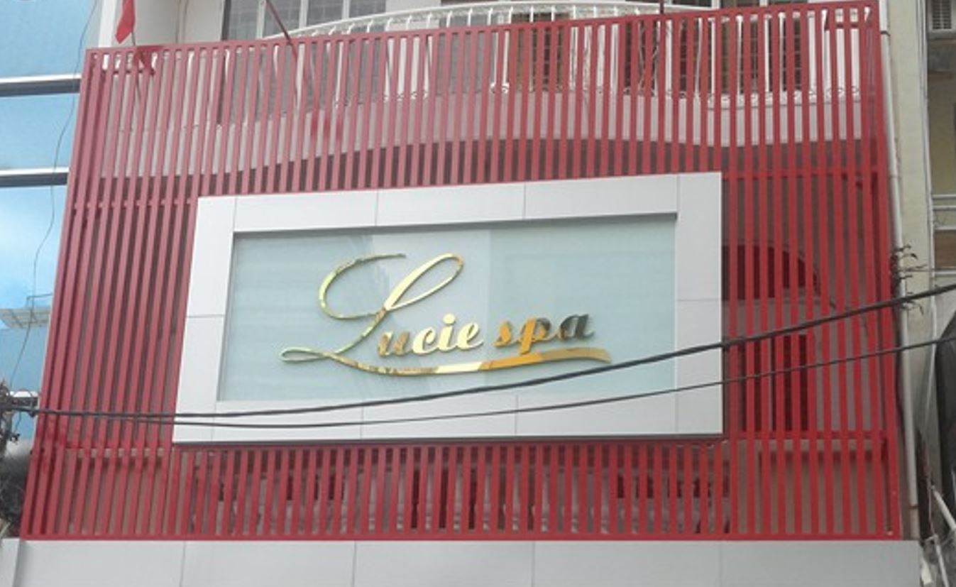 biển hiệu khung sắt, nội dung chữ alu gương đơn giản giá rẻ, Biển Hiệu Khung Sắt... - 3D Quảng Cáo