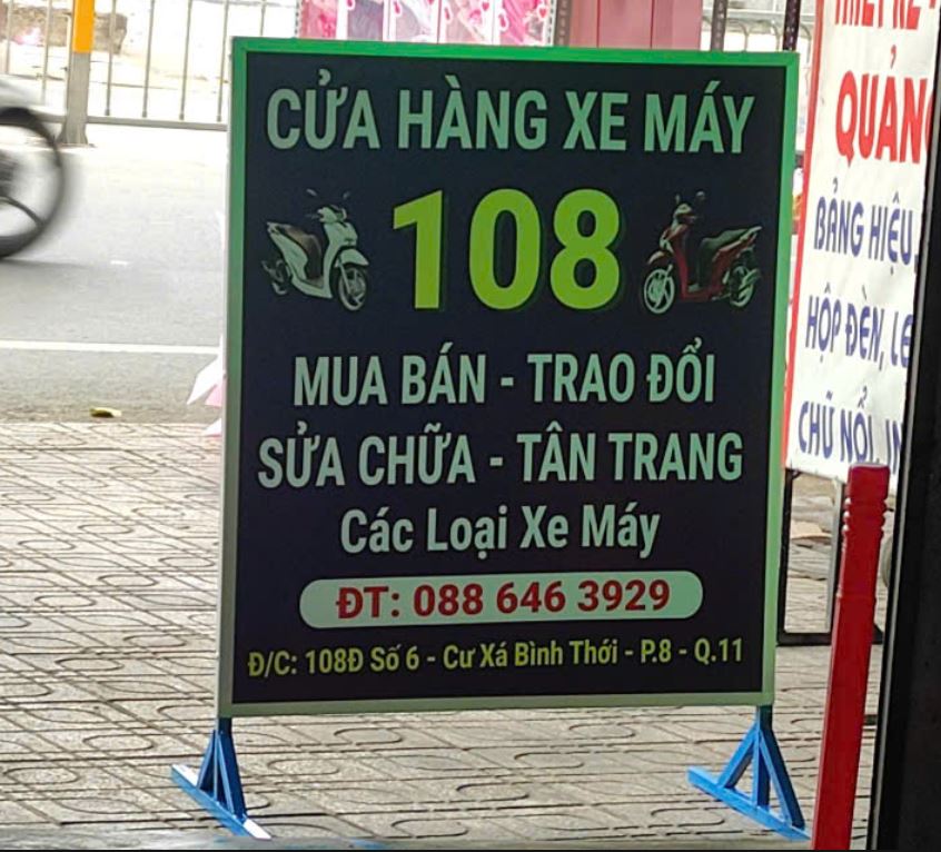 biển vẫy bạt 2 mặt, có chân giá rẻ, Làm biển vẫy nội dung in bạt căn vào khung s... - 3D Quảng Cáo CN3