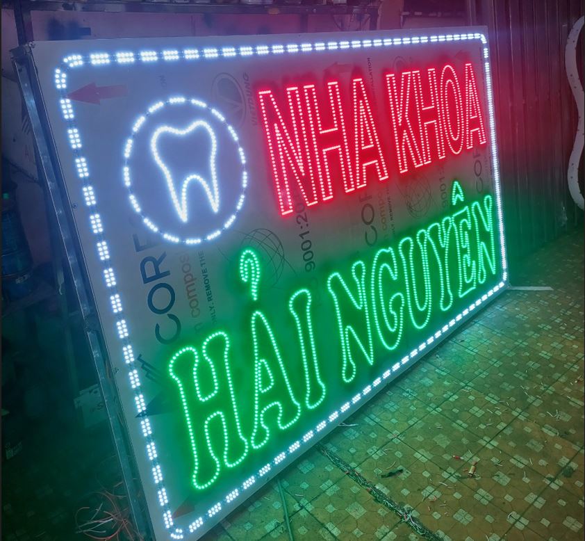 Hộp đèn led xi nhanh 2 mặt, Hộp Đ&egrave;n LED Xi Nhan&nbsp;2 Mặt &ndash; Giải P... - 3D Quảng Cáo CN3