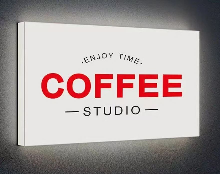 Hộp đèn mica ốp tường, nội dung in UV sang trọng, Hộp đèn mica sáng full mặt và ... - Quảng Cáo Ad Shop