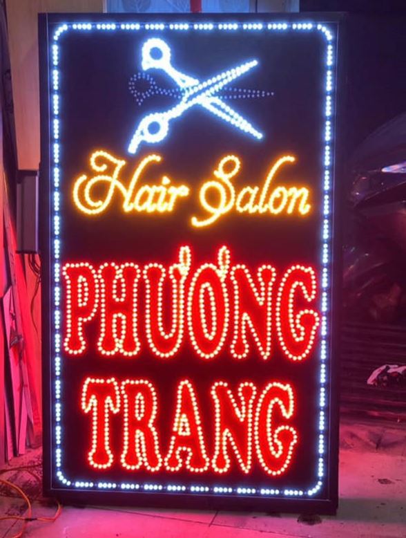 Hộp đèn vẫy led 2 mặt siêu nổi giá rẻ, Hộp đèn làm bằng chất liệu alu, nội dung ... - Quảng Cáo Ad Shop