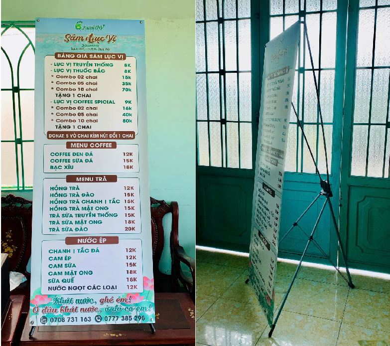 Standee Đứng Chữ X Giá Rẻ – Giải Pháp Bảng Quảng Cáo Gọn Nhẹ, Linh Hoạt Cho Mọi Chiến Dịch Quảng Cáo