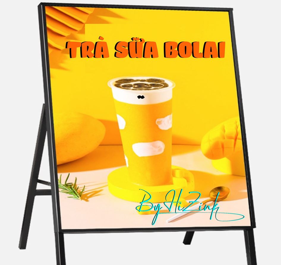 tranh điện 1 mặt có chân đứng, dễ thay đổi nội dung, Tranh điện là hộp đèn mica ... - Quảng Cáo Ad Shop