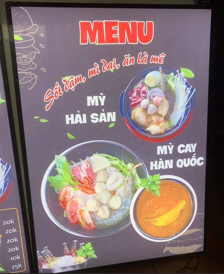 tranh điện 1 mặt siêu mỏng không chân, thay đổi nội dung dễ dàng