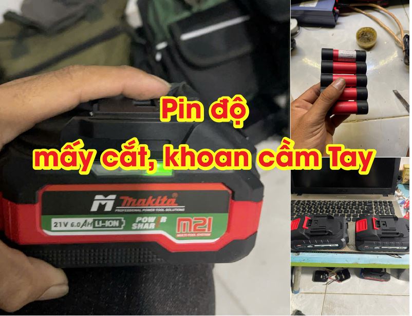 🔋 Pin Máy Khoan – Máy Cắt 4A đến 12A | Hiệu Năng Cao – Bền Bỉ
